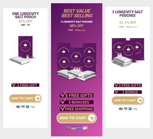 Longevity Salt price